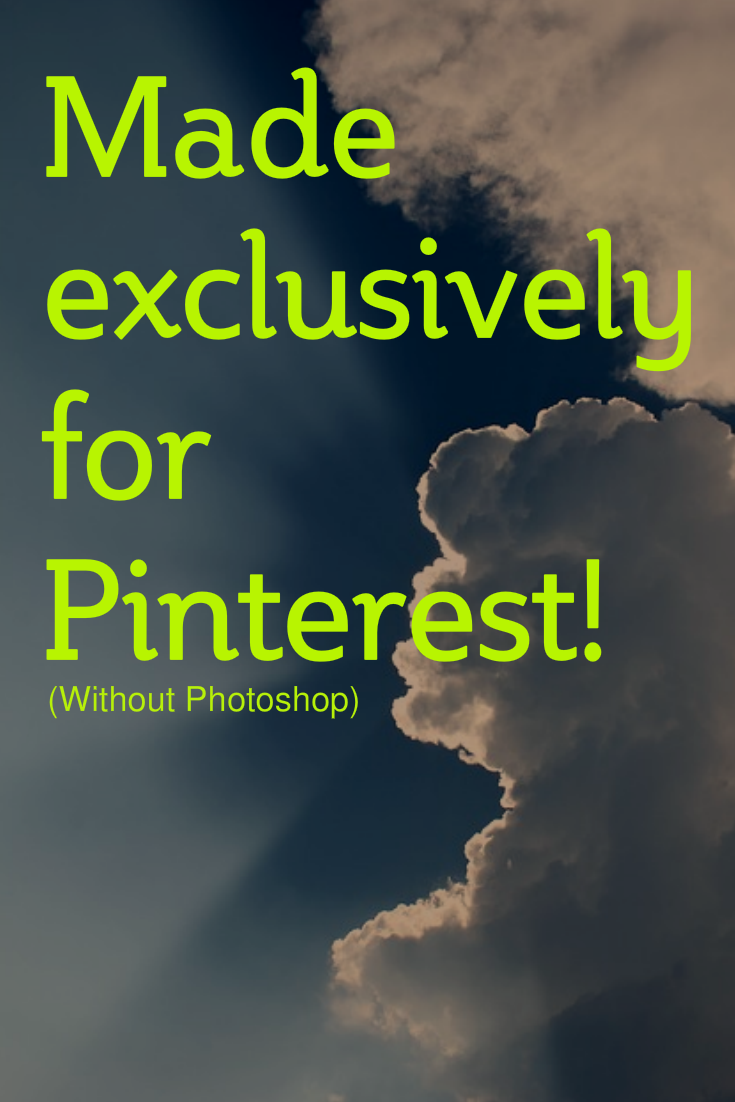 pinterest without photoshop